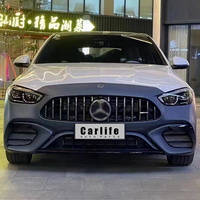 Kit de carrosserie de pare-chocs de bonne qualité pour Mercedes Benz Classe C W206 2022-Conversion au style C63 AMG.