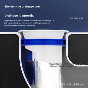 Meistverkauftes Badezimmer-Sanitärzubehör Anti-Verstopfungs- und Anti-Geruchs-Toilettenventil mit Schwerem Anti-Rückfluss-Ventil für Sanitärabdichtungen - Product Image 6