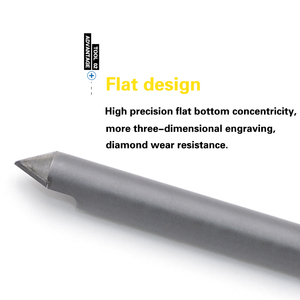 6 mét HSS Router End Mill kim cương <span class=keywords><strong>PCD</strong></span> công cụ đá cứng Granite cắt khắc bits 70 90 độ CNC Cutter cho đá cẩm thạch - Product Image 5