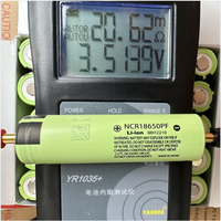 Sel Baterai Lithium Ion NCR18650PF 2900mAh Kelas A, Daya Tahan Tinggi, Dapat Diisi Ulang untuk Paket Penyimpanan Energi Kustom