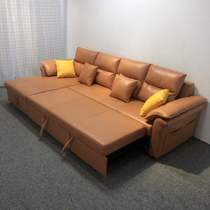 Ensemble de canapé-lit en cuir PU personnalisé avec chargeur USB <span class=keywords><strong>promotion</strong></span> bon prix rangement pour salon canapé-lit pliant en L - Product Image 5