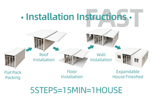 <span class=keywords><strong>Maison</strong></span> conteneur modulaire extensible moderne, 3 chambres, aménagement personnalisé, livraison en kit, hôtel-resort Oasis du Désert - Product Image 5
