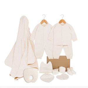 Ensemble de vêtements pour bébé en coton biologique écologique, cadeaux de naissance, ensembles de cadeaux pour bébé, boîte de vêtements pour nouveau-né - Product Image 2