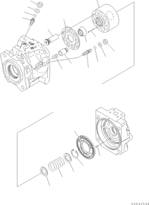 Pompe hydraulique principale WA380-6 WA420-6 WA470-6 WA450-6 WA480-6 708-1S-00940 708-1S-11310 Pompe de ventilateur pour roue - Product Image 5