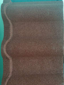 DX51D Feuille de <span class=keywords><strong>toiture</strong></span> respectueuse de l'environnement Tuiles de toit en métal revêtu de pierre moderne résistant à la chaleur pour hôtels pour l'Amérique - Product Image 4