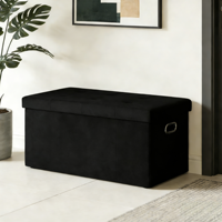 Ottoman pliant moderne en velours 2024, canapé-lit de salon, banc ottoman, tabourets, repose-pieds