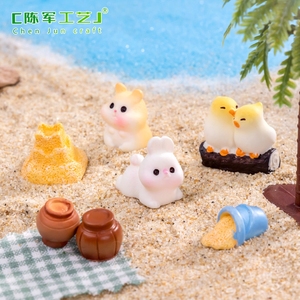 Weijin Paysage Mignon Petit Lapin Animal Jardin Aménagement Paysager Bricolage Accessoires Décoratifs Mini Miniature Petit Orn - Product Image 3