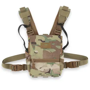 Custom Binoculars bag Durable Bino Backpack Portable Binocular Pack Comfortable Chest Binocular Harness for Hunting
