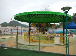 Manège intérieur à 16 places pour parc de trampolines, parc sportif, manèges de fête foraine, en fibre de verre, métal et acier - Product Image 5