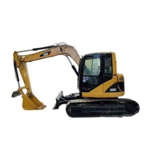 Mini-excavatrice de 8 tonnes CAT 308C, prix bas, haute qualité, petite excavatrice sur chenilles CAT 308C à vendre - Product Image 1