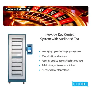 Landwell i-keybox Large Key Capacity Casino Gaming Electronic Key Cabinet Managing Up To 200 Keys
