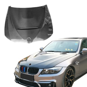 Capó Personalizado de Fibra de Carbono Real Estilo V GTS para BMW Serie 3 E90 335i 328i 2009 2010 2011 2012 Actualización de Kit de Carrocería LCI - Product Image 1