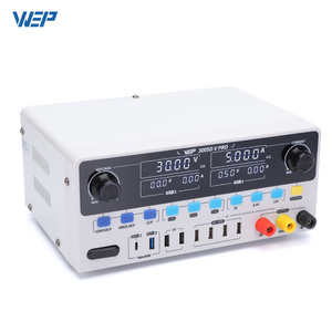 <span class=keywords><strong>Fuente</strong></span> de Alimentación de CC Ajustable Lineal de Salida Única WEP 3005D-V PRO 30V 5A 330W para Reparación de Móviles - Product Image 4