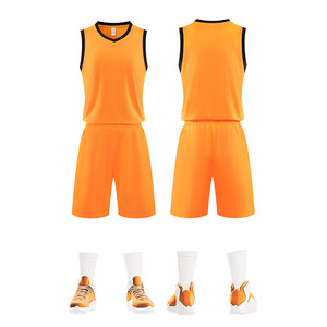 Vente en gros usine : Tenue de basketball unisexe pour adultes en terylène, couleur unie, pour entraînement et match, toutes saisons, personnalisable - Product Image 1