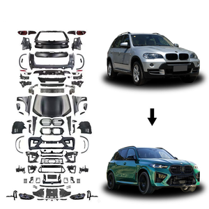 Kit Carrozzeria OUYE per <span class=keywords><strong>BMW</strong></span> X5M <span class=keywords><strong>E70</strong></span> 2006-2013 a 2023-2025, Nuovo <span class=keywords><strong>Paraurti</strong></span> in Plastica Aggiornato, Compatibile con X5M 2024 - Product Image 1