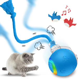 ของเล่นแมวแบบลูกบอลกลิ้งไฟฟ้า ซิลิโคน หมุนได้ ทันสมัย เป็นมิตรกับสิ่งแวดล้อม สำหรับใช้ในบ้าน - Product Image 3