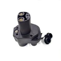 Adaptor Kombo Sixpence Six-C2TA-250A CCS2 untuk Tesla MODEL 3/Y/S/X/Cyber 250KW AC/DC colokan stop kontak EV baru garansi 1 tahun