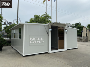 WELLCAMP 热销20英尺40英尺预制可扩展钢制集装箱房屋可折叠豪华别墅小型房屋2-3卧室房屋 - Product Image 4