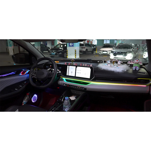Kit d'éclairage d'ambiance pour <span class=keywords><strong>voiture</strong></span> 23 lumières irisées en forme d'étoiles, <span class=keywords><strong>ruban</strong></span> <span class=keywords><strong>LED</strong></span> RGBIC, <span class=keywords><strong>étanche</strong></span> IP65, certifié RoHS pour Geely Bin Yue L Cool - Product Image 1
