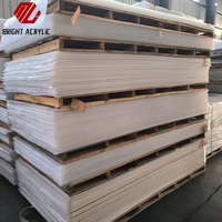 Feuille d'acrylique coulée brillante en gros 4x8 pieds avec service de découpe, emballage plastique pour applications de haute précision