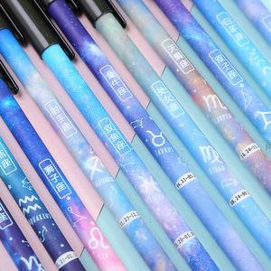 Stylo à bille effaçable Constellation, corps vide de 16,7 cm, pointe en acier inoxydable, pour étudiants, design ciel étoilé - Product Image 4