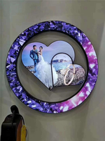 Nuevo producto, gran oferta, pantalla Led Circular/redonda para interior, logotipo redondo Led Circular de doble cara, restaurante de comida rápida