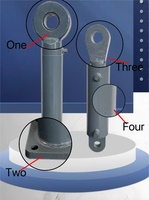 Système de levage de conteneurs automatisé de 20 pieds et 40 pieds Kits de vérins hydrauliques pour palans mobiles avec matériau en acier et composants du noyau de la pompe