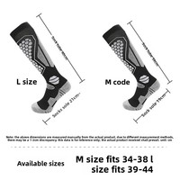 Chaussettes de sport professionnelles pour adultes, épaisses, simples ou doubles, chaudes, à compression, à séchage rapide, antidérapantes, résistantes au froid, à tube haut