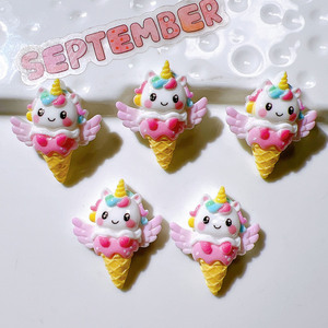 เรซินเครื่องประดับเรซินด้านหลังแบนเรียบเครื่องประดับ DIY แม่พิมพ์อุปกรณ์เสริมน่ารักสำหรับงานฝีมือ - Product Image 6