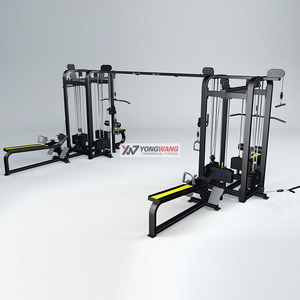 Phòng tập thể <span class=keywords><strong>d</strong></span>ục Máy Thiết bị tập thể <span class=keywords><strong>d</strong></span>ục 8 đa chức năng trạm chéo cáp hệ thống đào tạo bộ thể thao với cửa vuông - Product Image 5