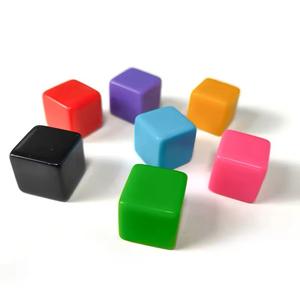 ZhongYi No. 16 dés carrés en acrylique, plaque lumineuse d'angle, dés brillants de 1,6 cm, accessoires de jouets éducatifs - Product Image 2