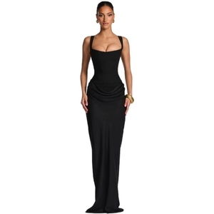 Vestido Corsé Halter para Mujer 2026: Vestido Lápiz Ajustado y Sexy <span class=keywords><strong>de</strong></span> Color Liso, <span class=keywords><strong>Ropa</strong></span> <span class=keywords><strong>de</strong></span> Moda Femenina al por Mayor - Product Image 5