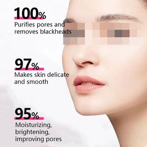 Masque Purifiant au Charbon de Bambou Infusé à la Vitamine C pour l'Élimination des Points Noirs, Nettoyage en Profondeur des Pores, Peeling pour le Visage et le Nez, Cosmétiques OEM/ODM - Product Image 3