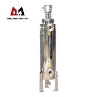 Chauffe-tuyau électrique industriel en ligne haute puissance à bride pour le chauffage de carburant, d'eau, de produits chimiques et de gaz liquides