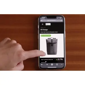 Sac à dos plat urbain durable, merchandising écologique - Product Image 4