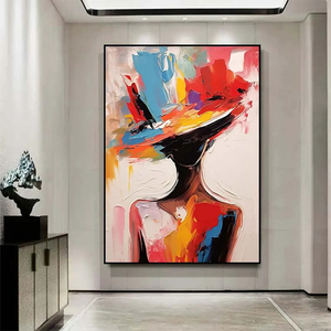 Quadro 3D Astratto Dipinto a Olio, Decorazione per la Casa, Grande Opera d'Arte su Tela, Dipinto Murale Fatto a Mano - Product Image 3
