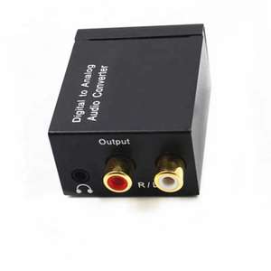 Adaptador Digital SPDIF Coaxial Toslink a Analógico Estéreo L/R y 3.5mm, Conversor de Audio Óptico a RCA con Cable de Fibra para <span class=keywords><strong>PS3</strong></span> - Product Image 2