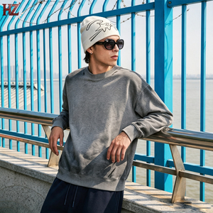 <span class=keywords><strong>T</strong></span>-<span class=keywords><strong>shirt</strong></span> a maniche lunghe da uomo 2026 Chain-Vibe in cotone 100% traspirante, stile vintage, per Hip Hop, Streetwear, <span class=keywords><strong>Skateboard</strong></span>, Sport e Casual - Product Image 2