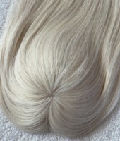 Usine de haute qualité Mono Base cheveux accessoires perruque cheveux indiens 120% Mono dentelle Base Topper femmes