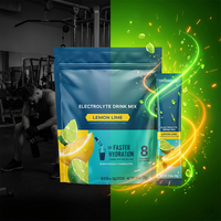 Sachets de poudre d'électrolytes saveur orange OEM ODM avec vitamines C et B pour adultes – Boisson hydratante portable après l'entraînement
