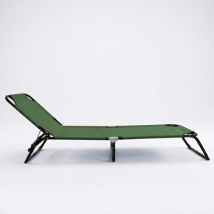 Cama Plegable de Acero para Exteriores, Tamaño Individual, Tela Oxford 600D, Resistente a los Rayos UV, Ideal para Acampar y Descansar en la Playa - Product Image 2
