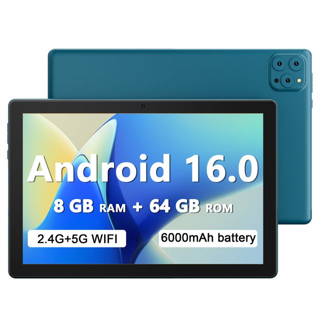 2026 New Trend Android 15 Tablets 8G RAM 64GB Storage Octa-Core Processor 8MP Camera Business Tab Tablette Android Tablet PC