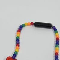 Collier en forme de cœur pour la Saint-Valentin avec des perles LED colorées clignotantes pour le carnaval - NOUVELLE ARRIVÉE