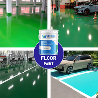 Revêtement de sol époxy pour hôpital, liquide, économique, anti-poussière, aspect peinture époxy