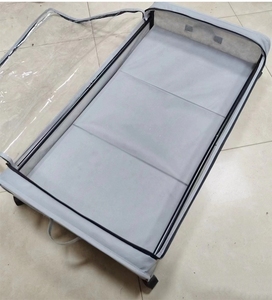 Boîte de rangement sous lit avec couvercle en tissu, étagère anti-poussière, boîte de rangement simple pour vêtements et chaussures - Product Image 5