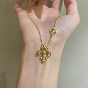 Collier pendentif en forme de petit cadenas serti de diamants, design de niche personnalisé, plaqué argent pur S925, or 18 carats, pour femmes, charmes raffinés - Product Image 2
