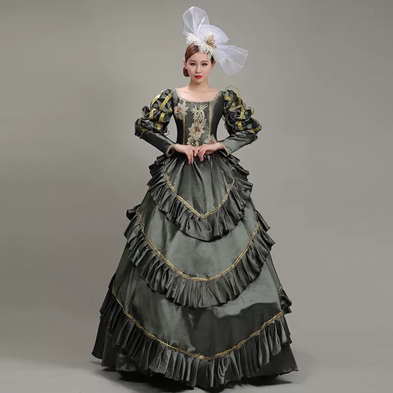 Victorian Women's Gothic Dress - Medieval Renaissance Ball Gown for Historical Reenactment & Theater Party Costumes Victorian Women's Gothic Dress - Medieval Renaissance Ball Gown for Historical Reenactment & Theater Party Costumes