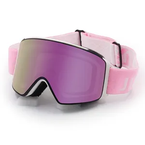 Jiepolly Wholesale 5 To 7 Days Fast Delivery Skiing Snowmobile Goggles Snowboard Googles Glasses Custom Logo Snow Ski Goggles