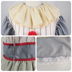 Halloween rey Terror Stephen Terror mal payaso traje Pennywise disfraz - Product Image 4