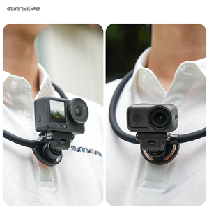 Support de cou magnétique léger Sunnylife pour vidéo POV mains libres, support de selfie réglable avec <span class=keywords><strong>sangle</strong></span> pour Osmo Nano/<span class=keywords><strong>Action</strong></span> 6 - Product Image 2